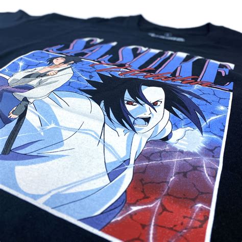 Naruto Shippuden Sasuke Uchiha 90s T Shirt Crunchyroll Exclusive