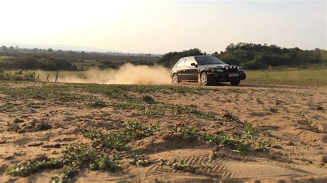 Mazda 323 Gtx Rally In The Sand Youtube