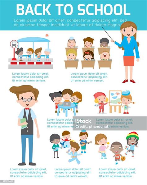 Back To School Infographic School Infographics Element Education