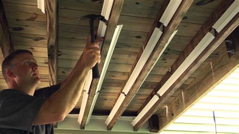 Here are some step by step instructions on how to install a basic vertical drop out of drop ceiling materials. UnderDeck The Original Outdoor Ceiling Installation '15 ...