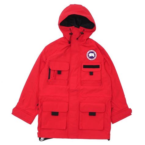 Comme Des Garcons Junya Watanabe Man X Canada Goose Harbour Jacket Red 新品 230001104 18100605