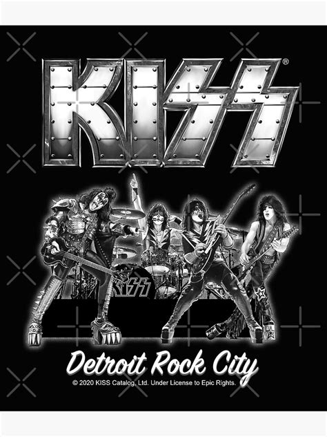 Kiss Detroit Rock City Poster For Sale By Birdtheman12345 Redbubble