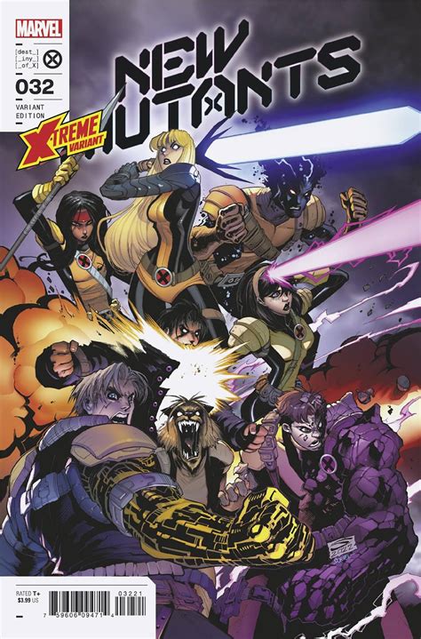 New Mutants 32 Sandoval X Treme Marvel Cover Fresh Comics