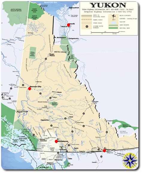Yukon Territory Alaska Northern British Columbia Map Find Overland