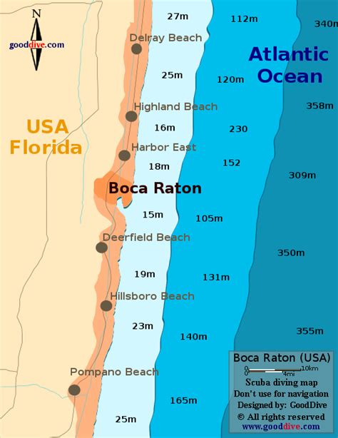 Stroll the boca raton resort & club's contemporary art collection. Map Of Florida Showing Boca Raton | Campus Map