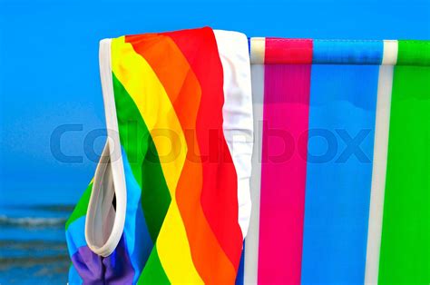 gay beach stock image colourbox