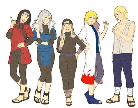 Genderbent Hokages By Steampunkskulls Naruto Naruto Girls Naruto Images