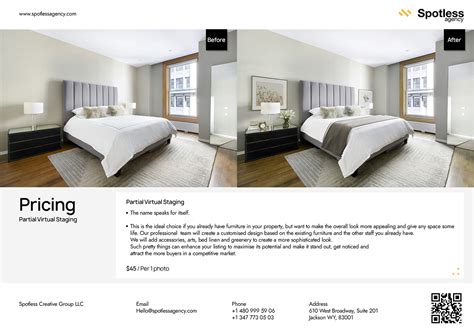 Spotless Agency Virtual Staging Service Presentation On Behance
