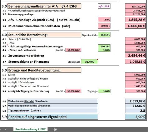 Aaaaber da man ja das rad nicht immer neu erfinden muss und hier ein paar echt fitte leute unterwegs sind, gehe ich fast mal davon aus, dass es sowas schon gibt. Excel-Vorlage Rendite- Berechnung für Eigentumswohnung