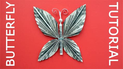 Cool Money Butterfly Origami Dollar Bills Tutorial Diy Folding