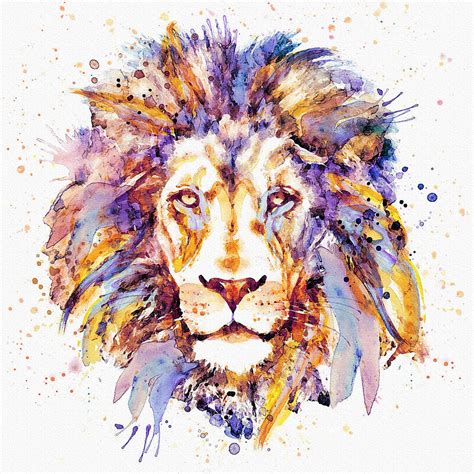 Learn how to face paint a very creative kitty cat with our kitty cat face paint tutorial. Lion Head Painting by Marian Voicu