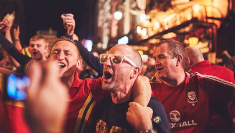 Wales Fans One Night In Lille Soccerbible