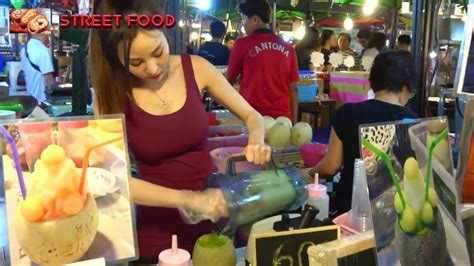 Hottest Street Food Vendor Ever Beauty Girl Wooow Youtube