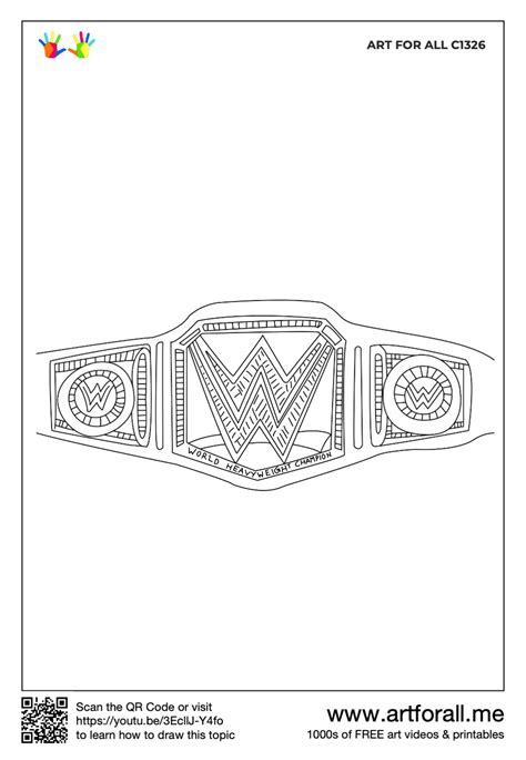 How To Draw Wwe Belts Calendarrequirement