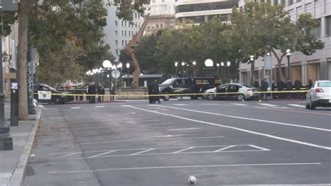 armed person shot killed by police sergeant en route to work near oakland city hall
