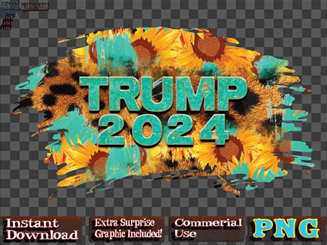Trump Leopard Png Trump 2024 Design Sublimation File Digital Etsy