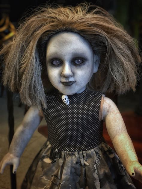 Shirina Creepy Scary Horror OOAK ghost doll | Scary dolls, Creepy, Scary