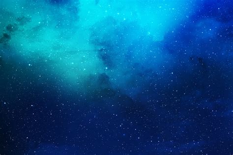 Blue Space Background 4k