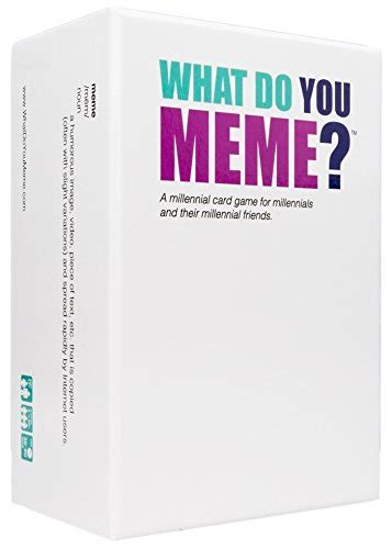 what do you meme adult party game