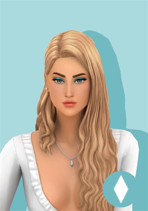 Goddess Hairstyle Maxis Match Hairstyle Available — Simcelebrity00