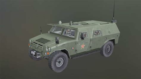 3d Model Dongfeng Mengshi Csk131 Armored Car Vr Ar Low Poly Cgtrader