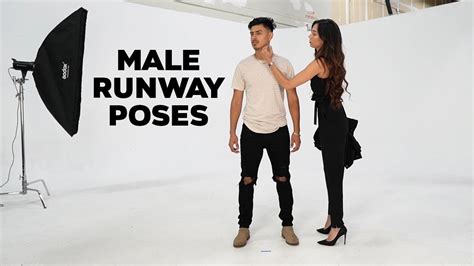 How To Pose On The Runway Male Model Ramp Walk Tutorial Youtube