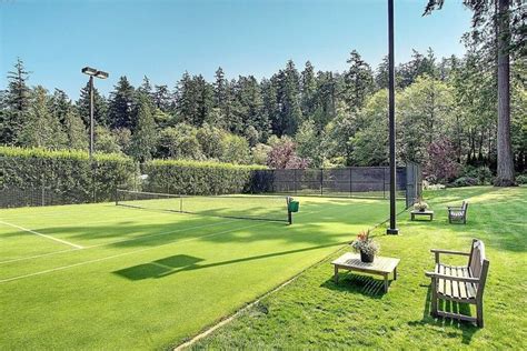 A game court from sport court of massachusetts gives you the opportunity to play up to 15 games in your backyard: 40 Luxurious Tennis Court Ideas