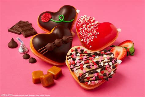 Krispy Kreme Unveils Valentines Day Donuts With Hersheys Chocolate