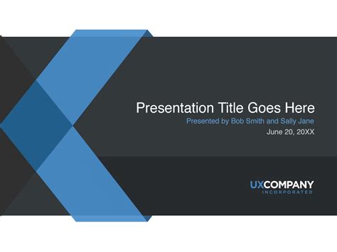 Ux Powerpoint Presentation Cover Template Norebbo