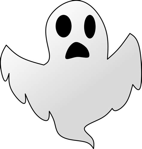Simple Ghost For Logo Icon Symbol Halloween Design Or Trick Or