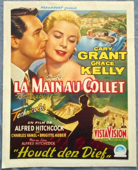 Épinglé par vintage hollywood classics sur the art of movie posters la main au collet grace
