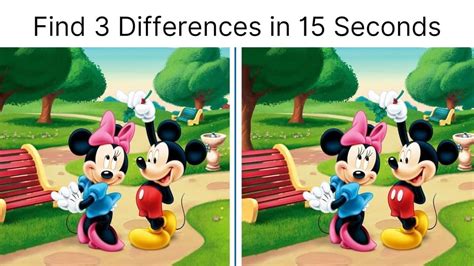 Spot The Difference Can You Find Three Differences In 15 Seconds