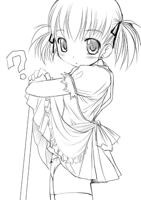 bosshi moe bosshi moe character original 1girl apron blush bow bow panties