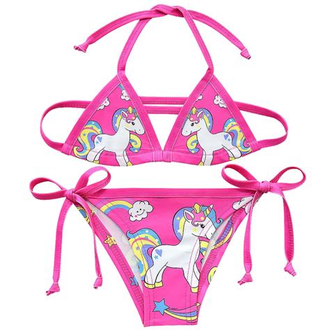 2019 Girls Unicorn Swimwear Little Toddler Children Girls Summer