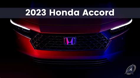 2023 Honda Accord New Look Teaser Youtube