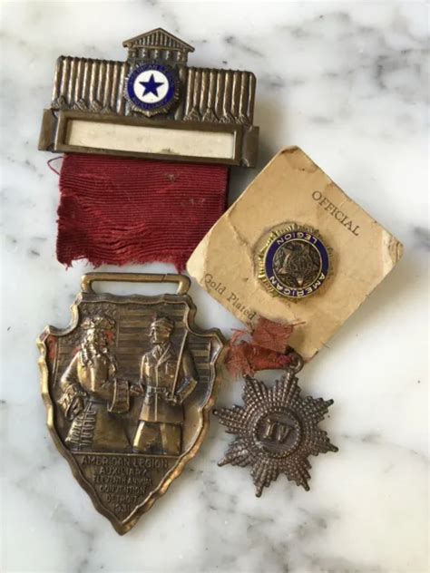 Vintage 1931 American Legion Auxiliary Badge Detroitamlegion Pin