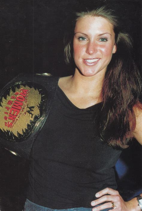 Stephanie Mcmahon As Wwe S Women S Champion Back In 2000 Wrestling Divas Pro Wrestling