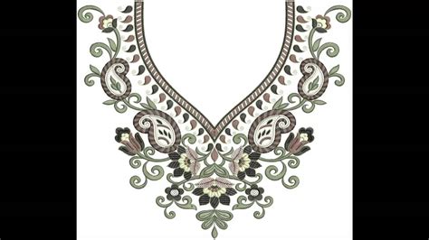 May 2015 Neck Embroidery Designs Bulk Download Youtube