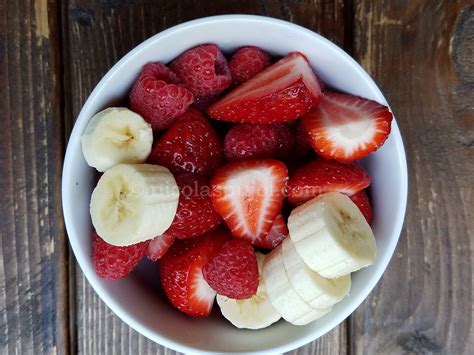 Strawberry Raspberry And Banana Fruit Salad Recipe Fruit Salads