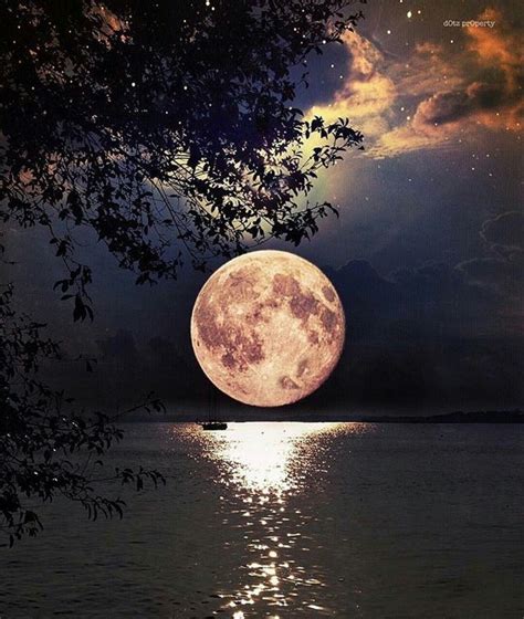 Pin By Crystal Pilcher On Wallpaper Beautiful Moon Scenery Nature