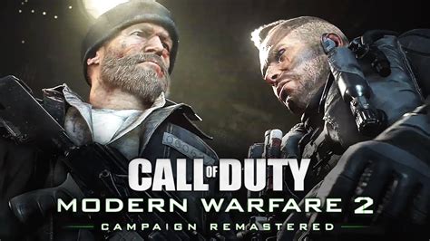 Call Of Duty Modern Warfare Campaign Remastered Official Gameplay