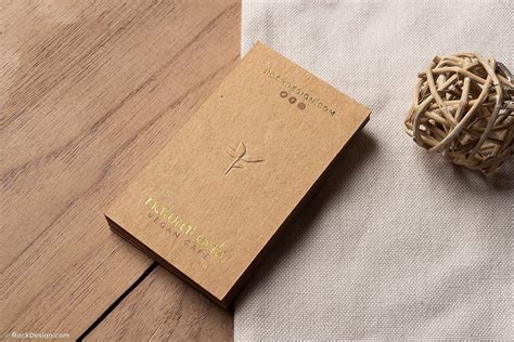 Earthy and natural, ecostar premium uncoated business cards have a feel that is identifiable as being recycled. Eco friendly business card design templates - Natural Eats