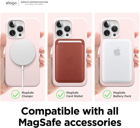 Magsafe Silicone Case For Iphone 13 Pro Max Lovely Pink Elago