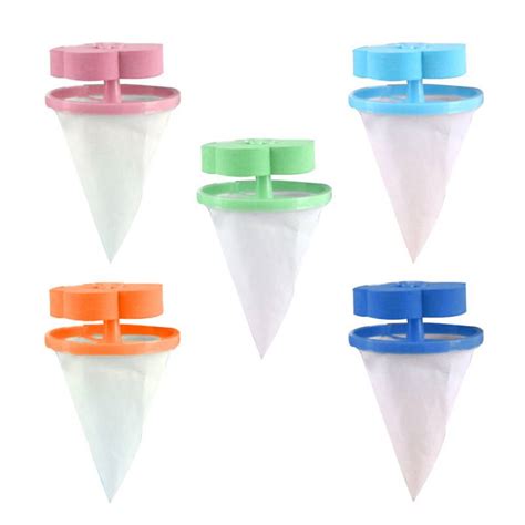 24 pcs washing machine lint traps and 24 nylon cable. Washing Machine Lint Filter Bag Reusable Washing Machine ...