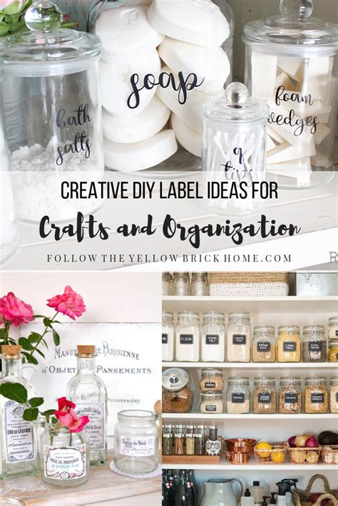 Follow The Yellow Brick Home Creative Diy Label Ideas For Crafts And