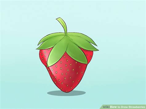 How To Draw Strawberries 11 Steps With Pictures Wikihow