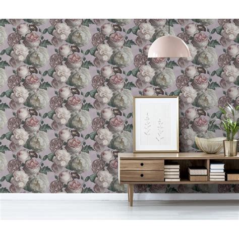 Arthouse Highgrove Floral Blush Pink Wallpaper In The Wallpaper