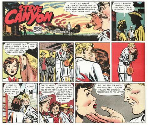 Milton Caniff Key Inspiration Of Comic Books By Alex Grand Comic