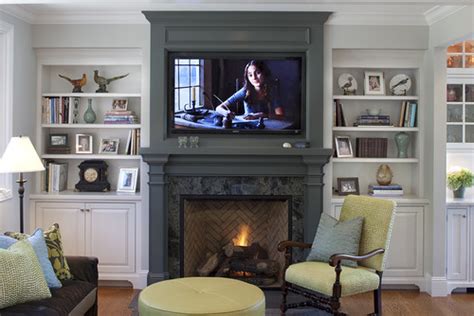 Shiplap has been around for a. Using an Accent Color Around the Fireplace - Emily A. Clark