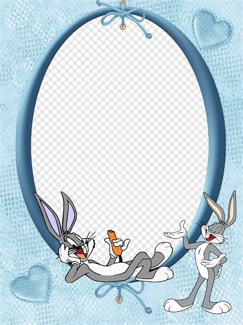 Ba Looney Tunes Bugs Bunny Frame Border Png Pngegg